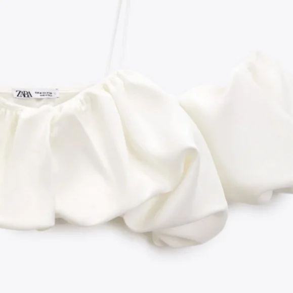 NWT Zara Voluminous Bralette Top - Picture 9 of 9